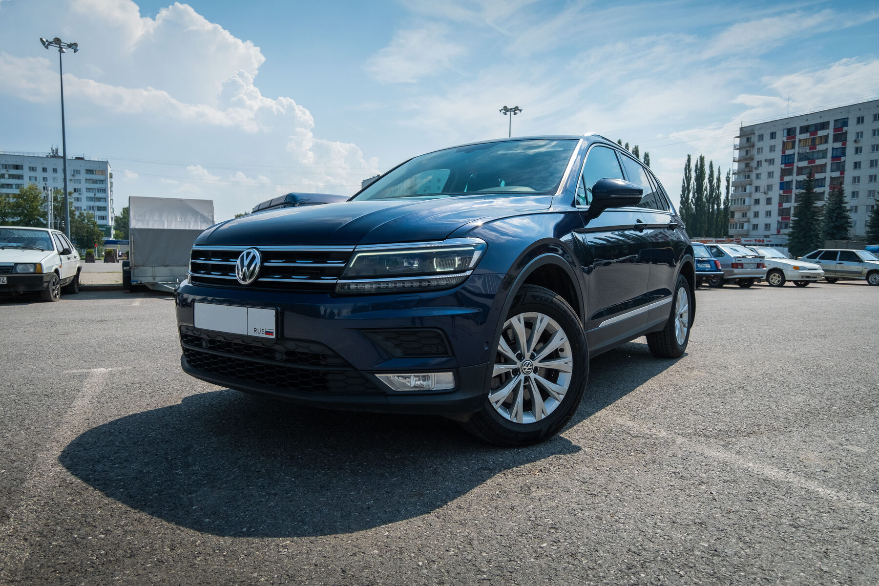 Volkswagen Tiguan на съемке